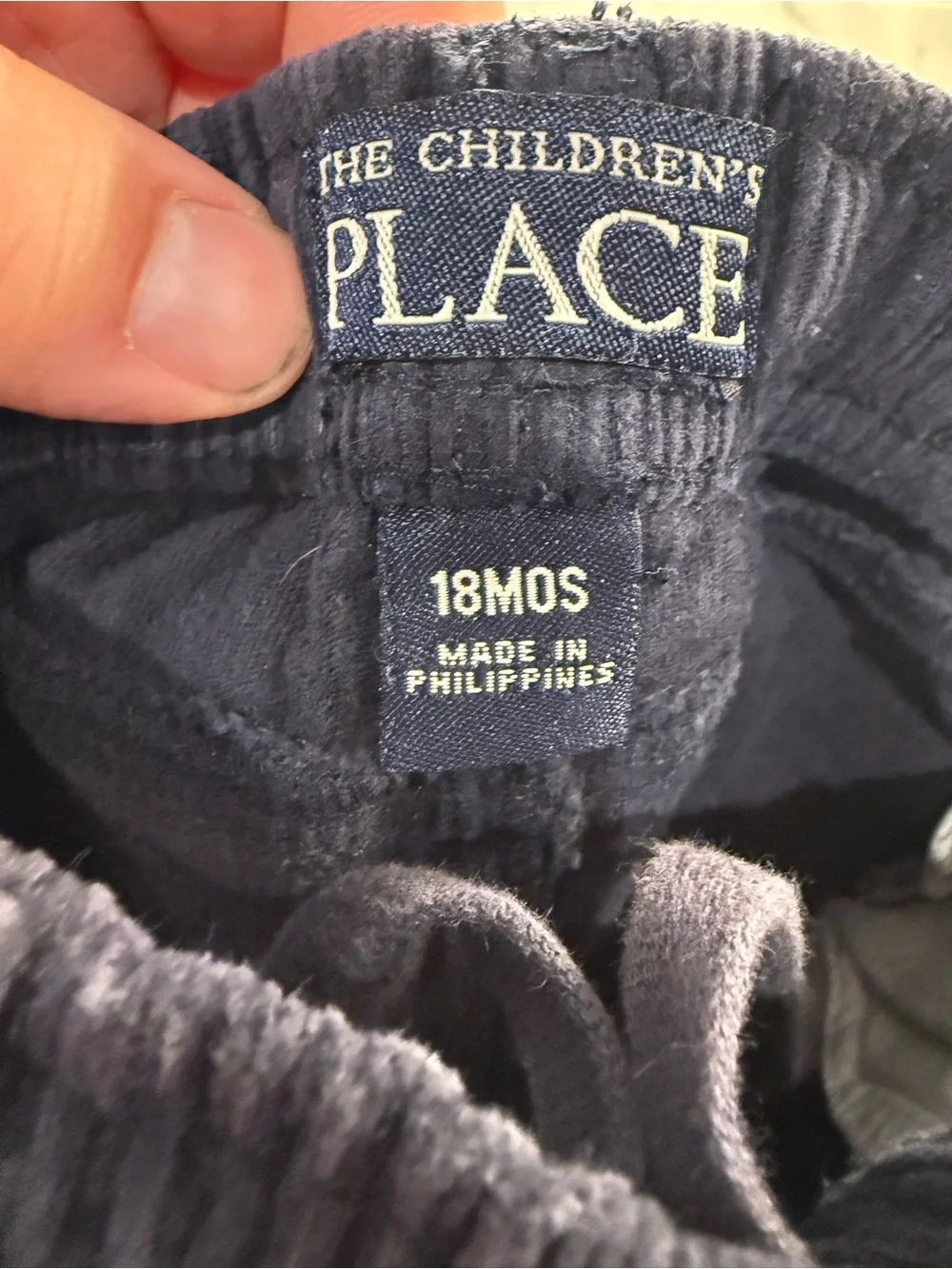 The Children's Place Navy Corduroy Pull-On Pants